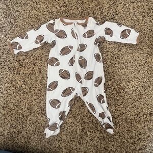 Football Onesie 3-6 Months
